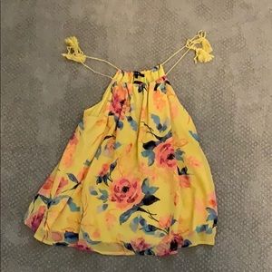 Spring/summer floral tank top